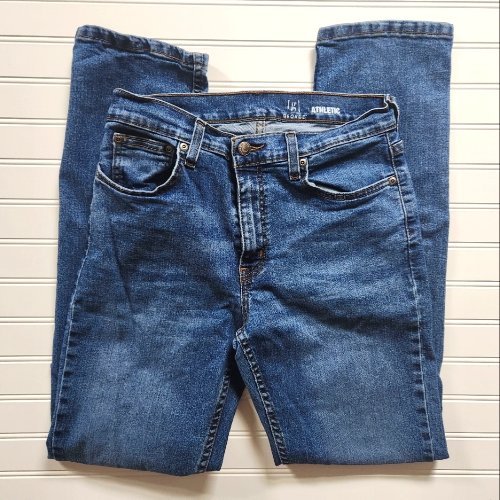 Men's George Athletic Fit Jeans, size 30x32